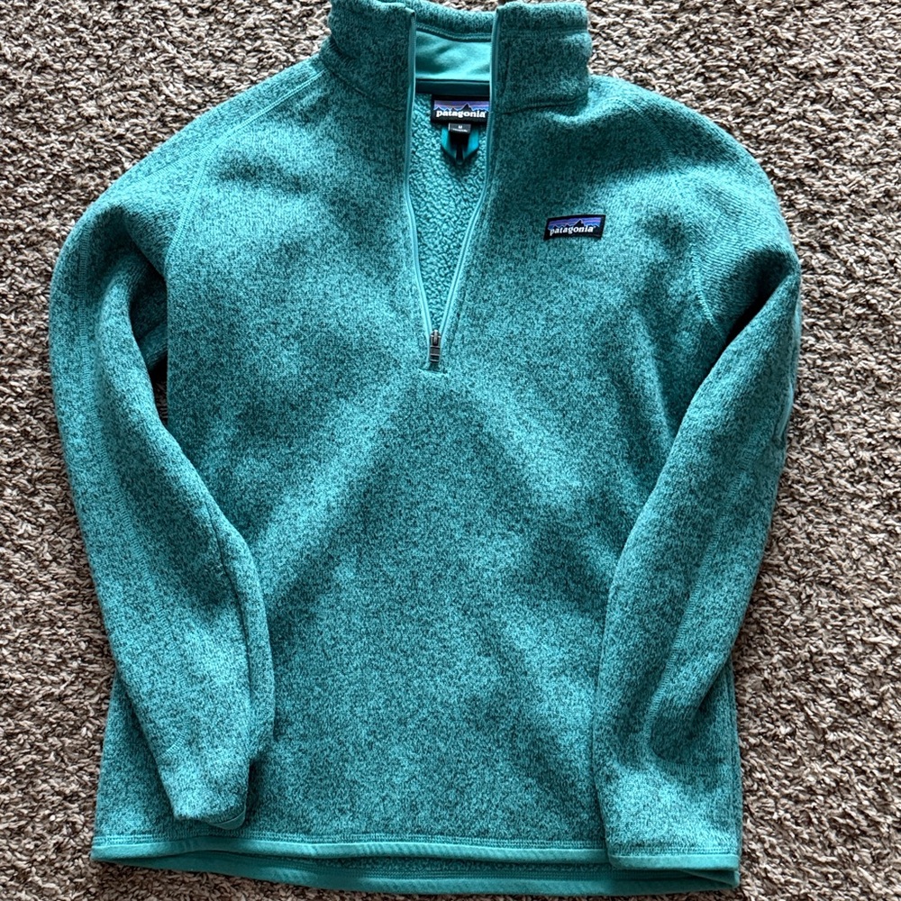 Patagonia Women's Turquoise Cowl Sweater